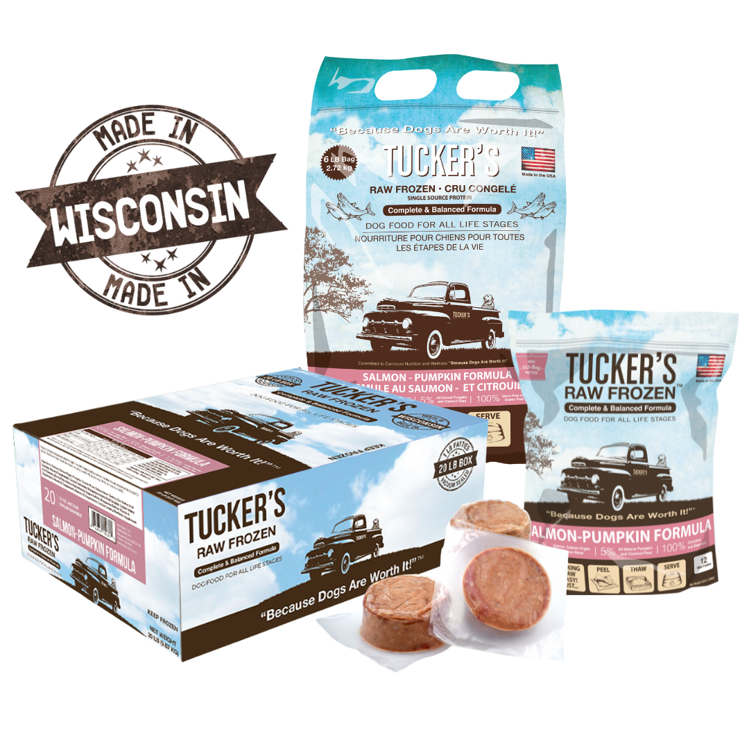 Tucker's Salmon and Pumpkin Frozen Raw Dog Food