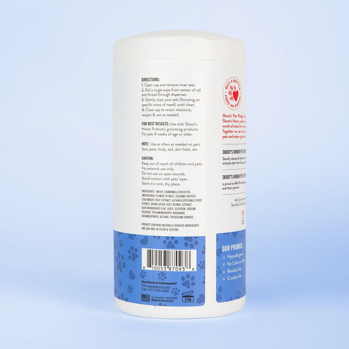 Skout's Honor Grooming Wipes