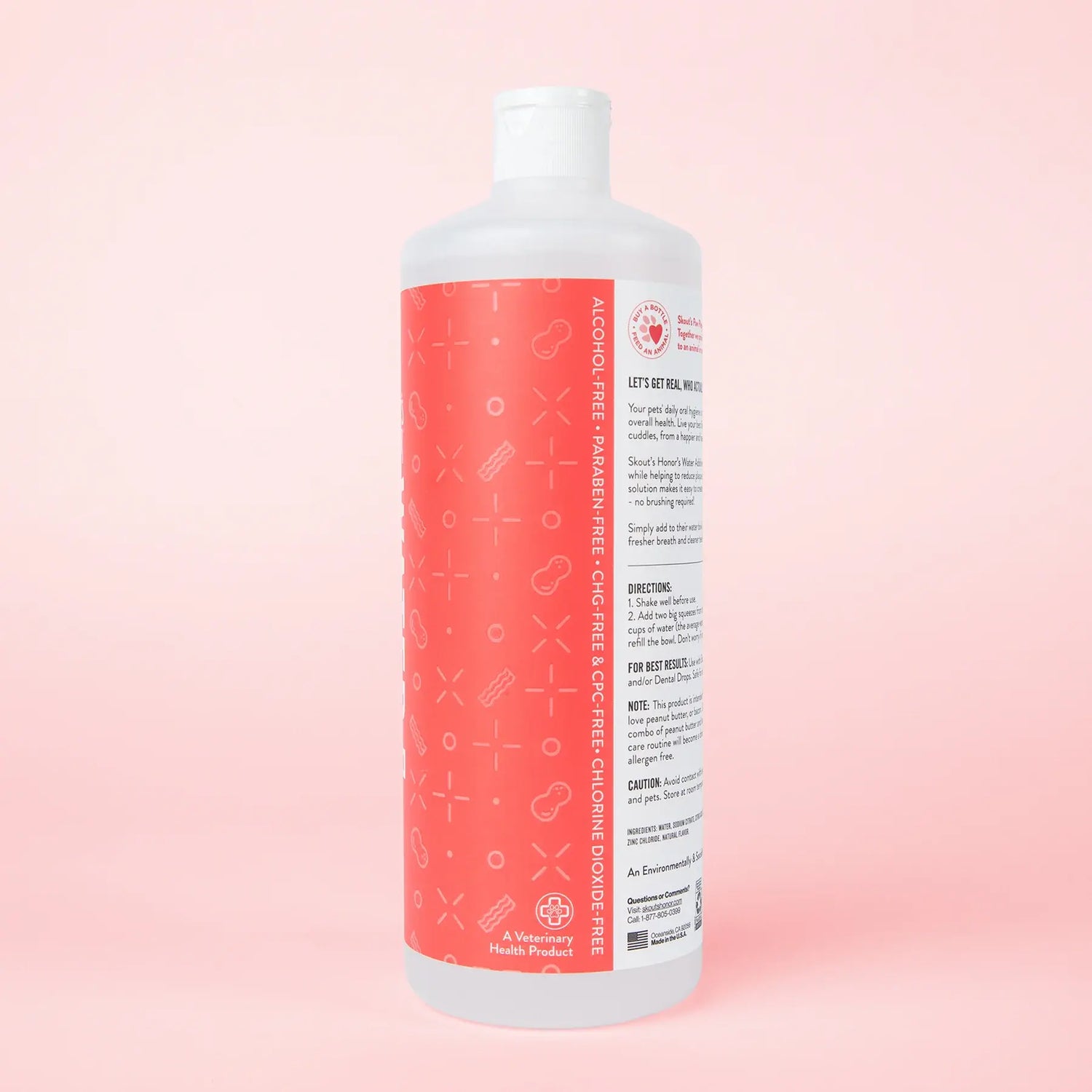 Skout's Honor Water Additive Peanut Butter and Bacon Flavor