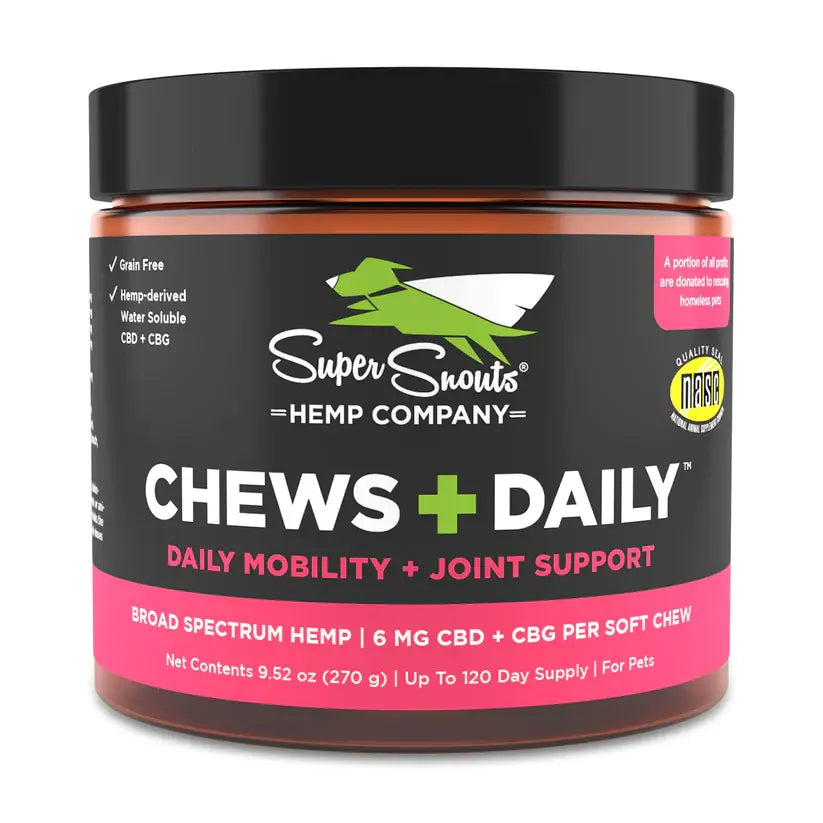 Super Snouts Chews+Daily Mobility+Joint Support