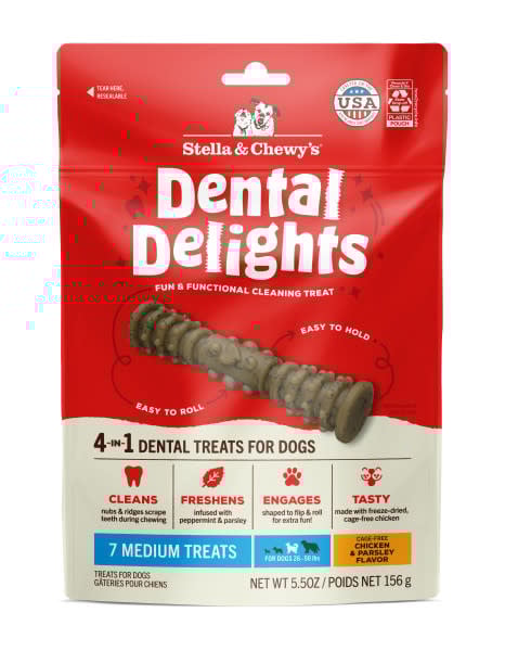 STELLA AND CHEWYS DENTAL DELIGHTS MEDIUM