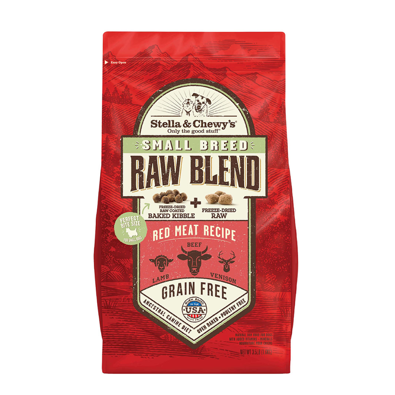 STELLA AND CHEWYS RAW BLEND SMALL BREED RED MEAT