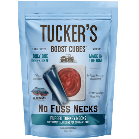 TUCKERS BOOST CUBES NO FUSS NECKS TURKEY NECKS 1LB