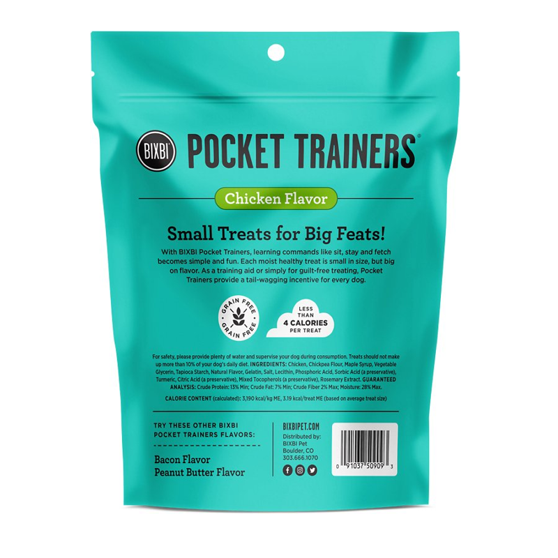 BIXBI POCKET TRAINERS CHICKEN 6OZ