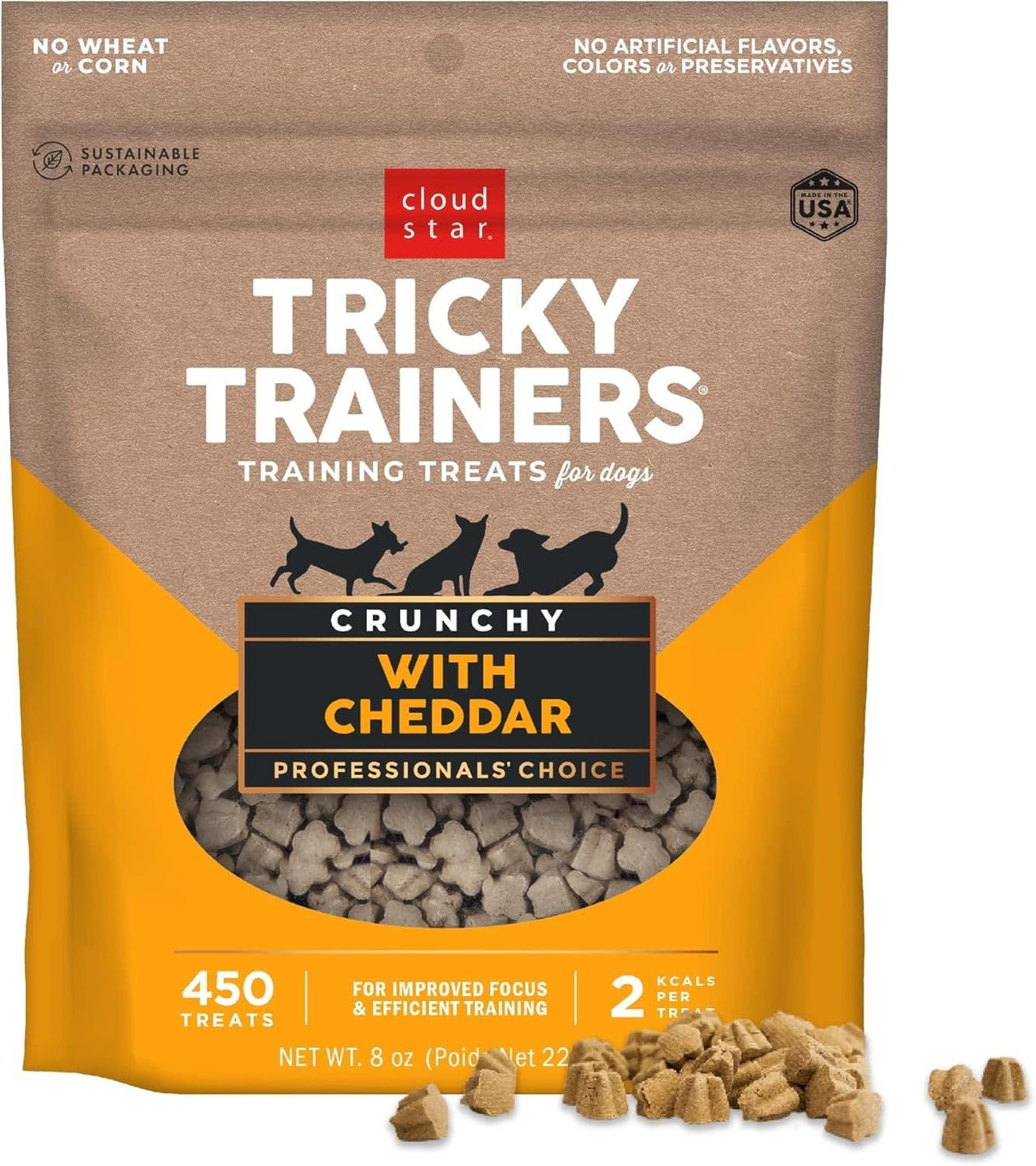 CLOUD STAR TRICKY TRAINER CRUNCHY CHEDDAR 8OZ