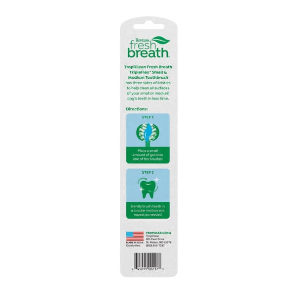 TropiClean Fresh Breath Triple Flex Toothbrush