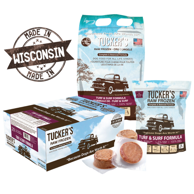 Tucker's Turf & Surf Frozen Raw Food for Dogs