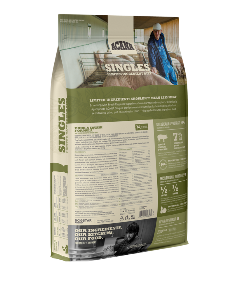 Acana Singles Pork & Squash