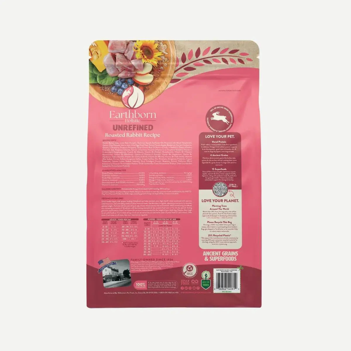 Earthborn Holistic Unrefined Roasted Rabbit