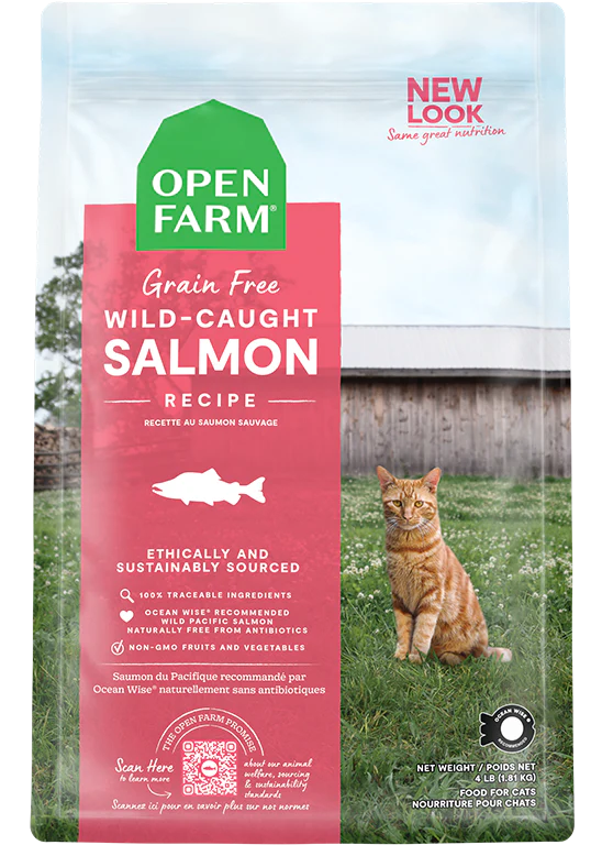 OPEN FARM Wild-Caught Salmon Grain-Free Cat Kibble