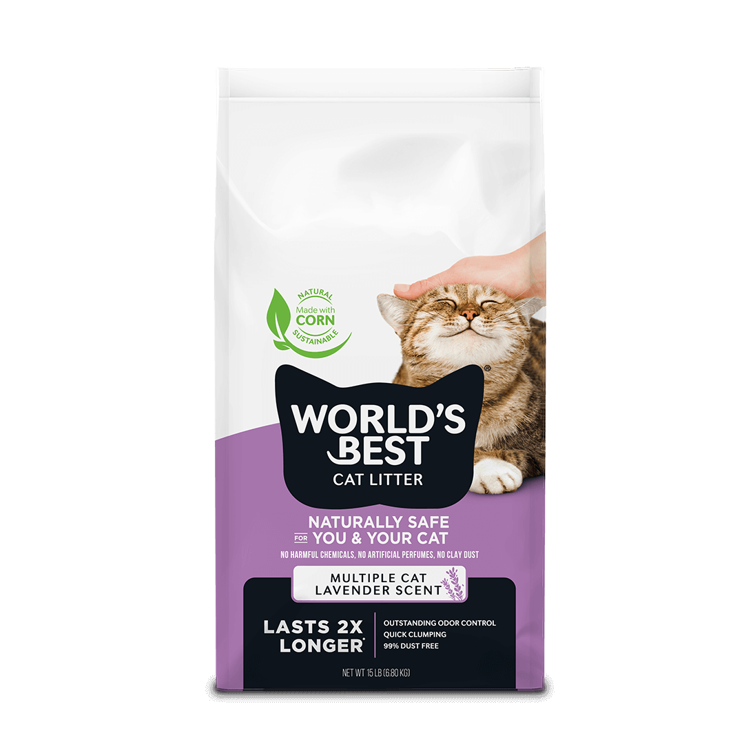 World's Best Cat Litter Multiple Cat Lavender