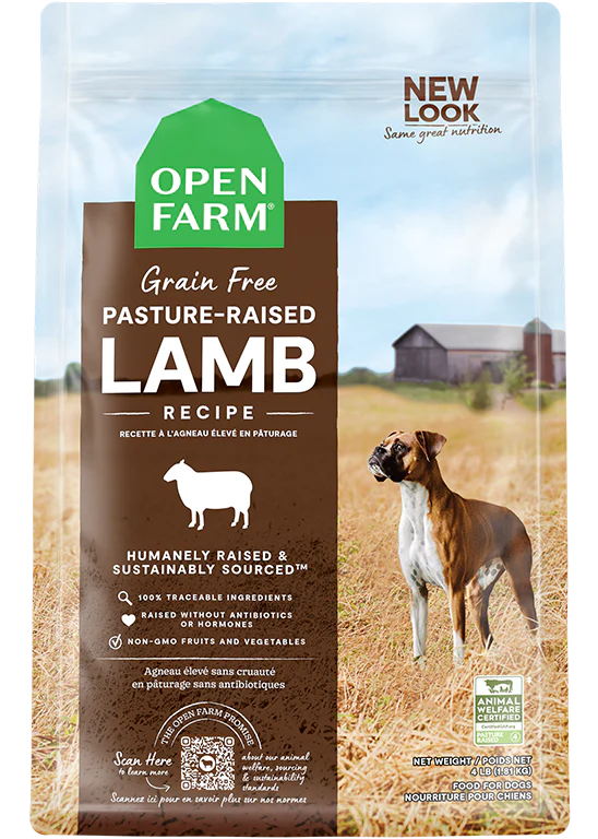OPEN FARM Pasture-Raised Lamb Grain-Free Dog Kibble