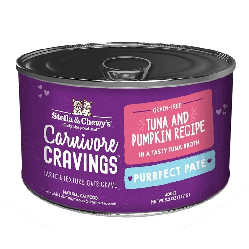 STELLA AND CHEWYS CARNIVORE CRAVINGS PATE TUNA/PUMPKIN