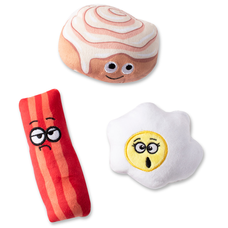 FRINGE PLUSH TOYS BREAKFAST 3PC