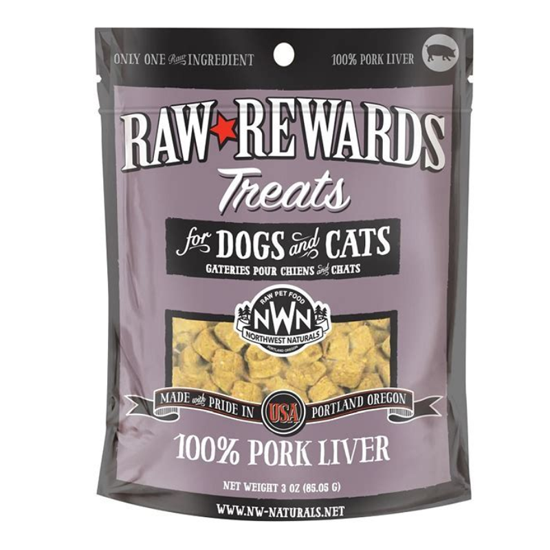 NW NATURALS FREEZE-DRIED TREATS PORK LIVER 3OZ