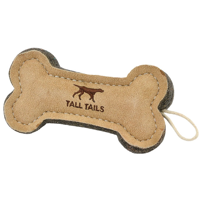 TALL TAILS LEATHER/WOOL BONE