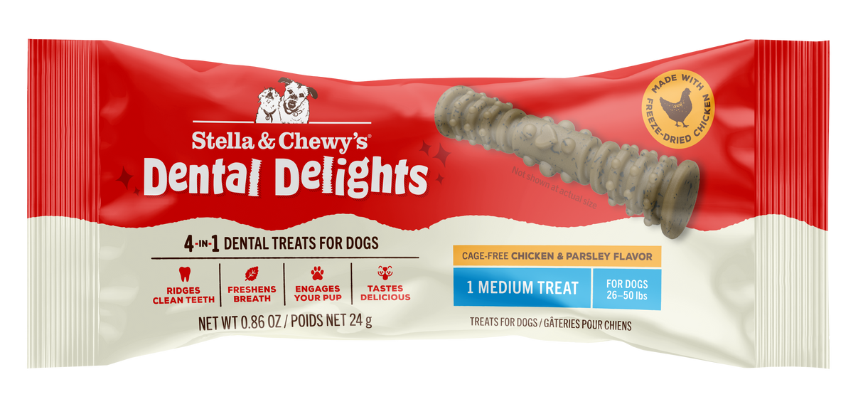 Stella & Chewy's Dental Delights Medium Dog Dental Treats