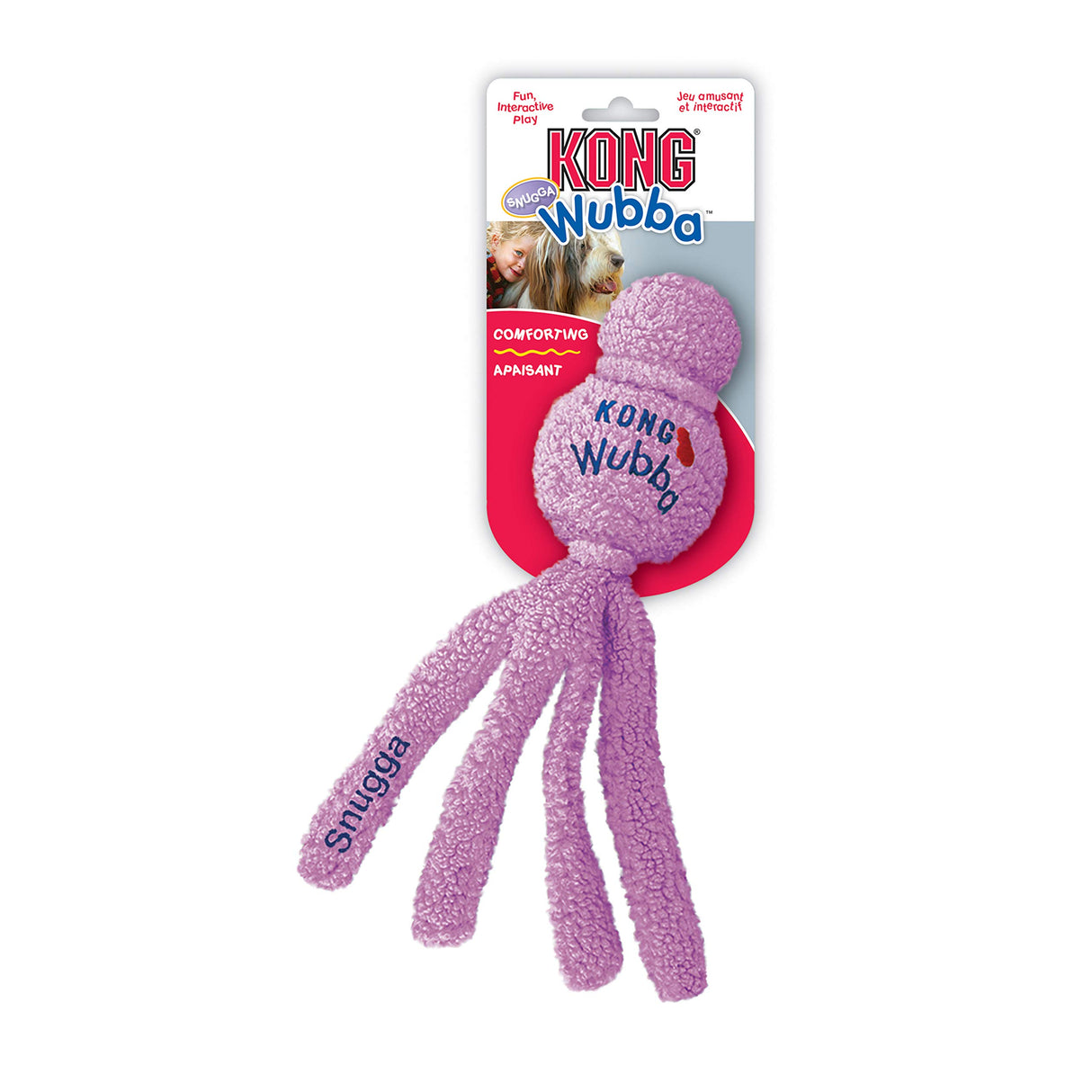 KONG Snugga Wubba Dog Toy - Assorted Colors