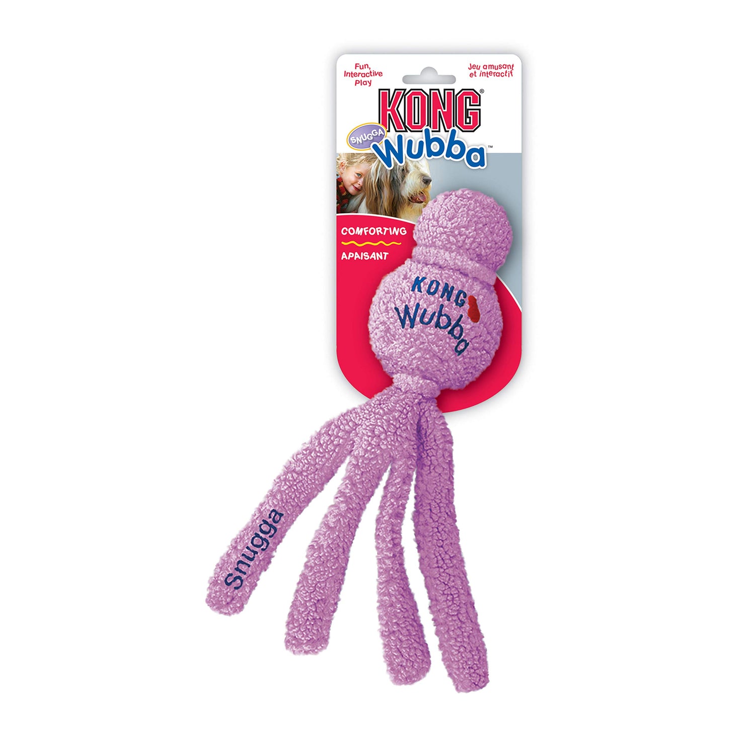 KONG Snugga Wubba Dog Toy - Assorted Colors