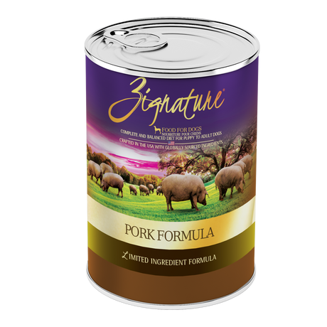 ZIGNATURE DOG PORK CAN 13OZ