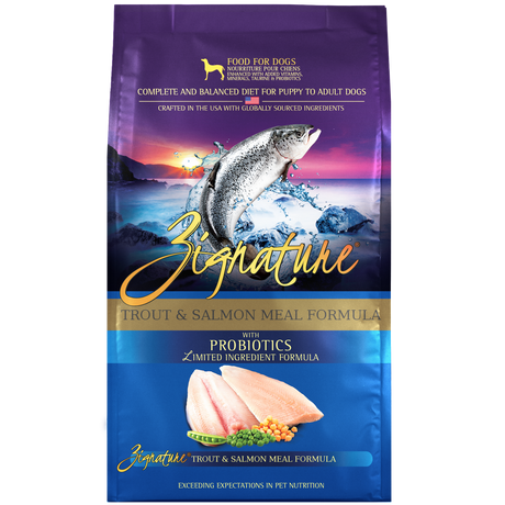 ZIGNATURE TROUT AND SALMON DRY FOOD