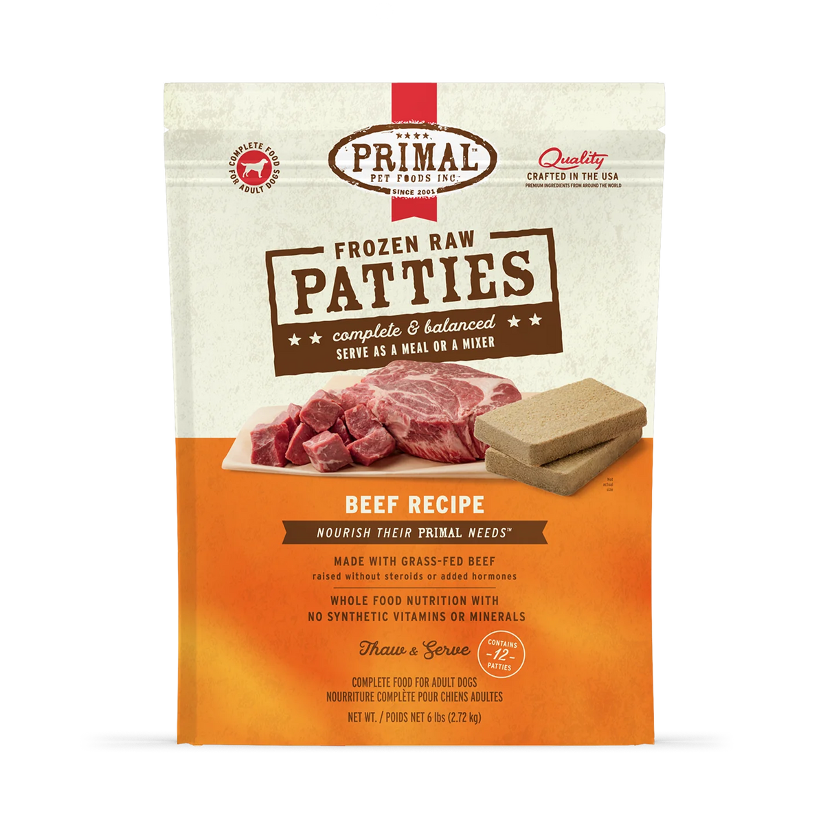 PRIMAL FROZEN RAW BEEF