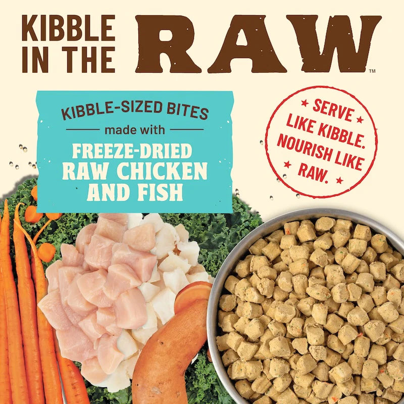 Primal Kibble in the Raw Cat Food Chicken and Fish Recipe