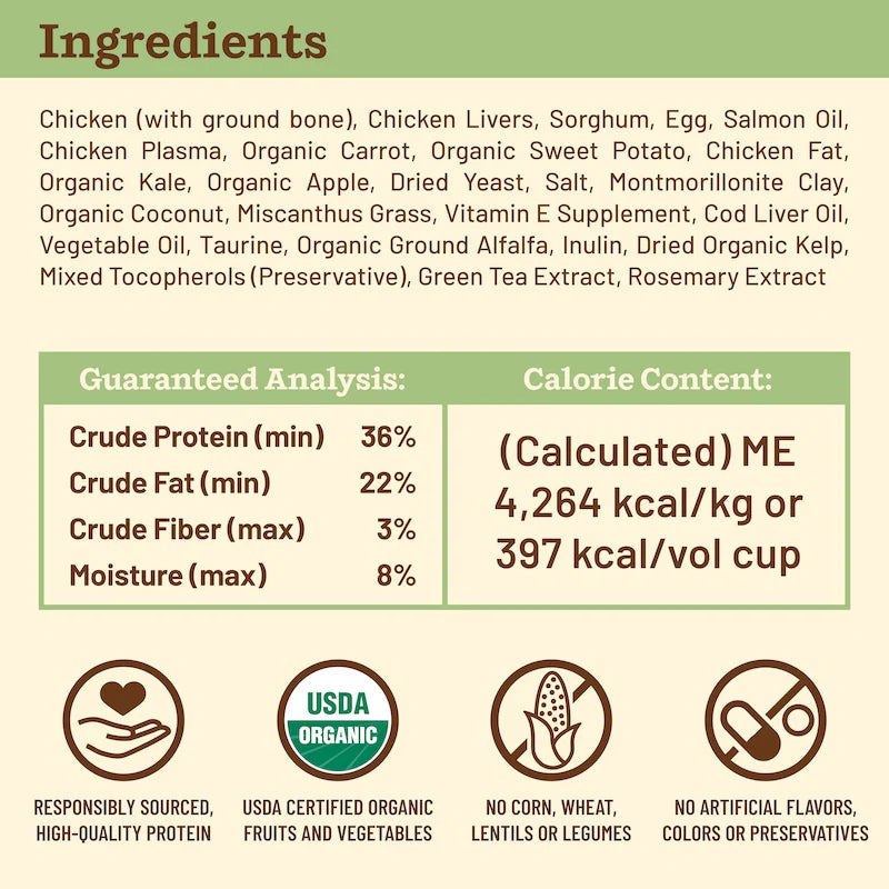 Primal Kibble in the Raw Cat Food Chicken Recipe