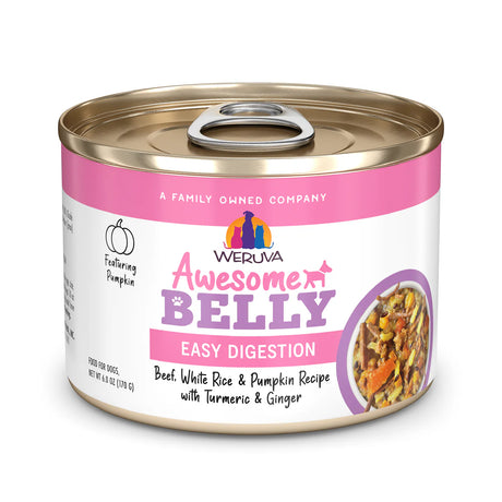 Weruva Awesome Belly Beef, White Rice & Pumpkin Recipe with Turmeric and Ginger