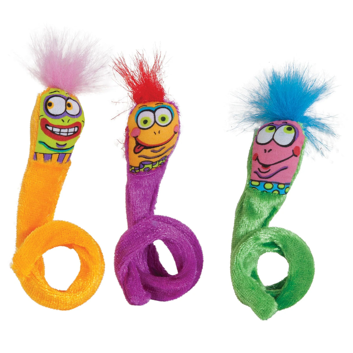 Fat Cat Classic Springy Worms 2pk