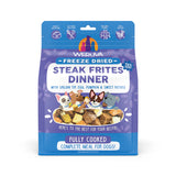 WERUVA Dog Freeze Dried  Steak Frites Dinner Freeze Dried with Sirloin Tip, Egg, Pumpkin & Sweet Potato