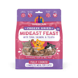 WERUVA Cat Freeze Dried Mideast Feast Freeze Dried with Tuna, Salmon & Tilapia