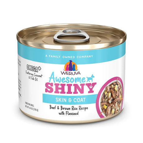 Weruva Awesome Shiny Beef & Brown Rice Recipe with Flaxseed