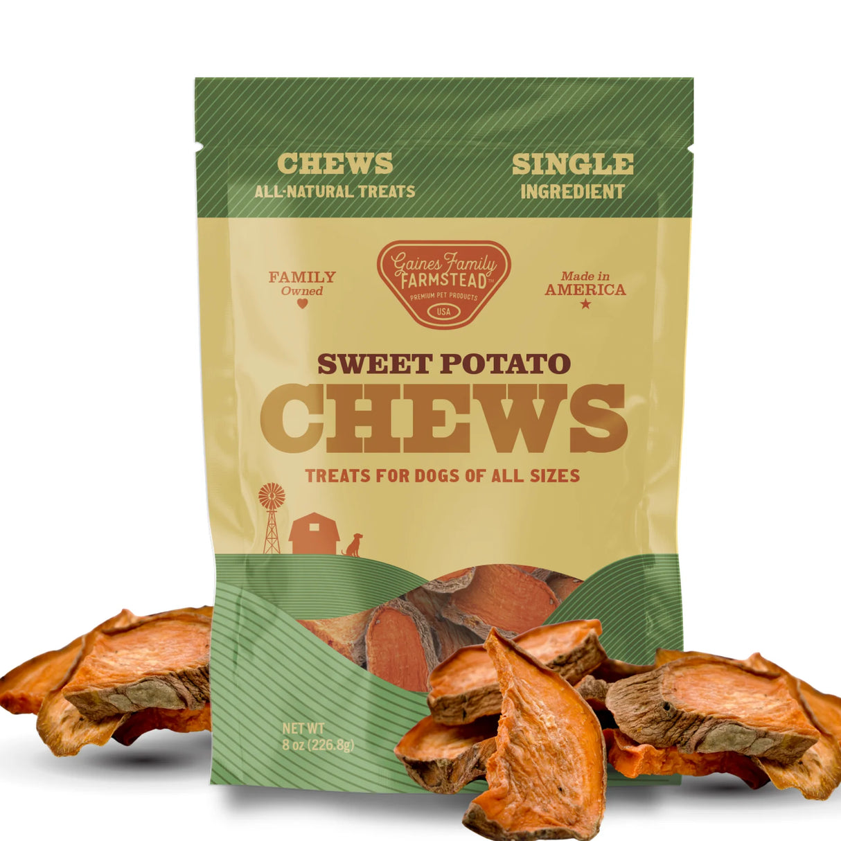 Gaines Family Farmstead Sweet Potato Chews for Dogs