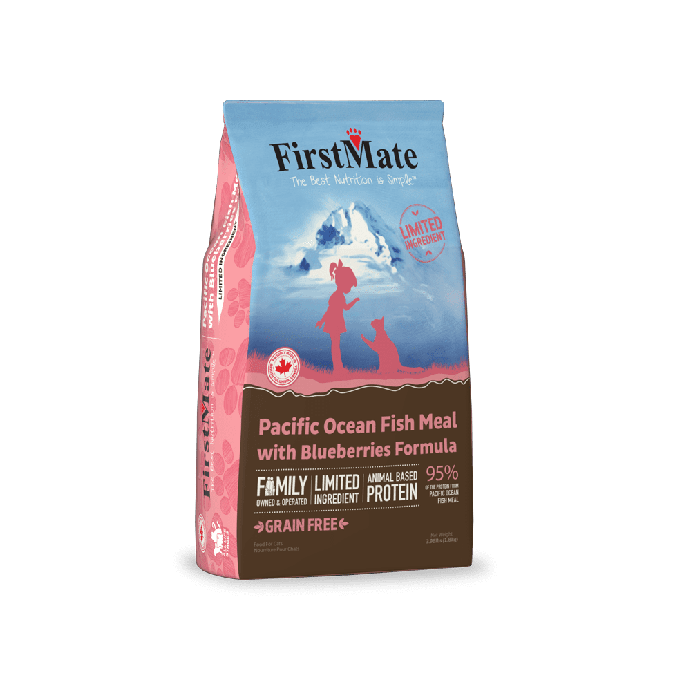 FirstMate Pacific Ocean Fish Meal With Blueberries Formula for Cats