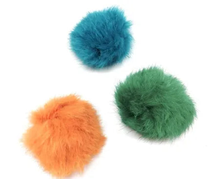 GO CAT Faux Fur Bat Arounds 3 PK