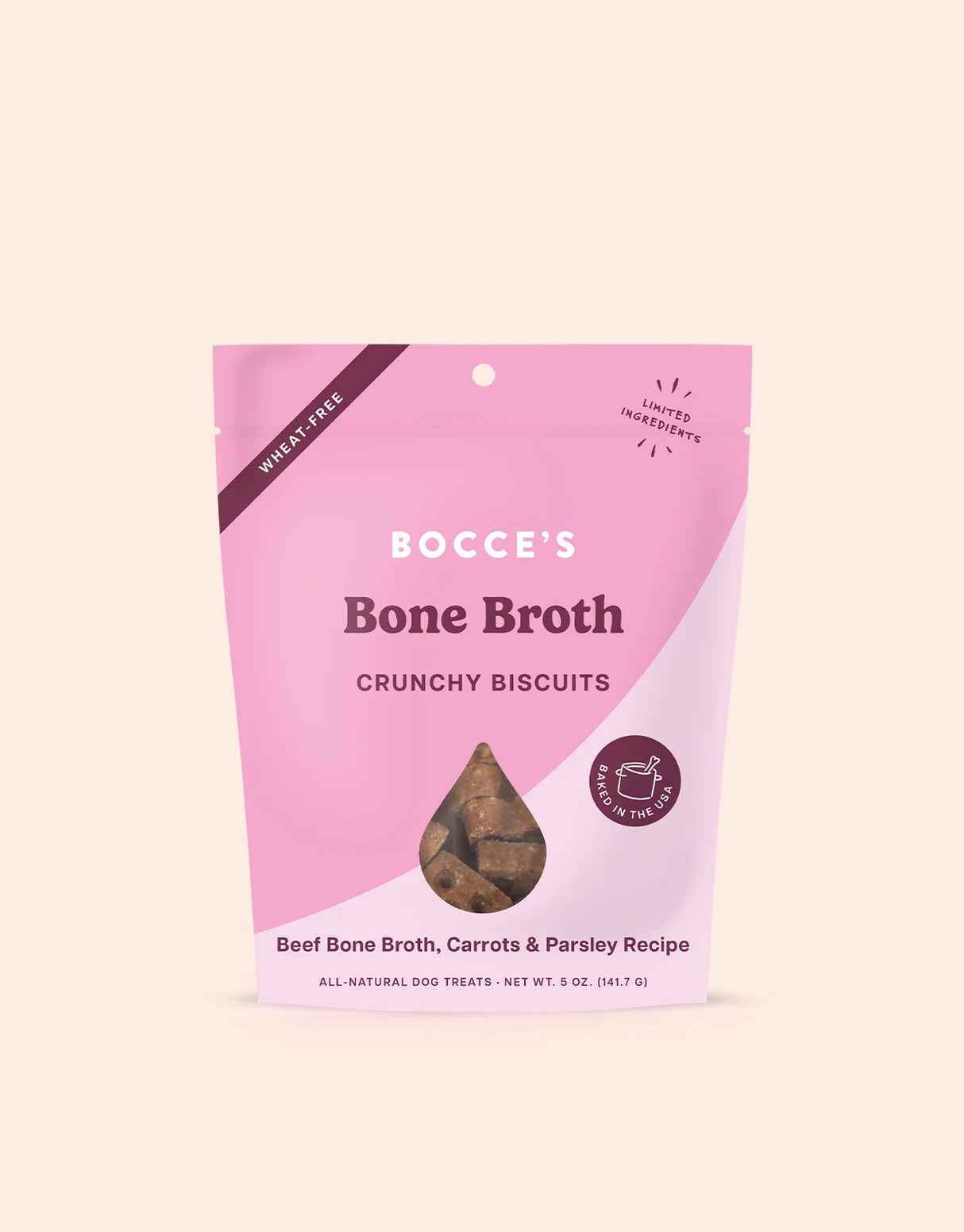 Bocce's Bone Broth Biscuits for Dogs