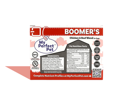 My Perfect Pet Boomer's Chicken & Beef Blend 4LB