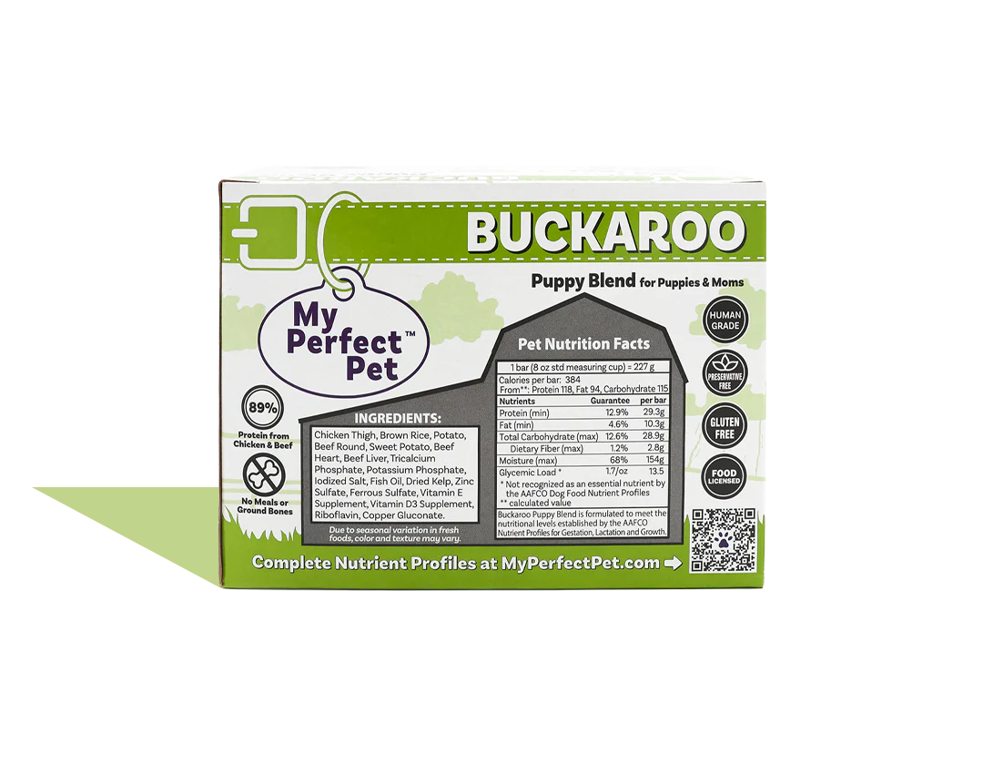 My Perfect Pet Buckaroo Chicken for Puppies 4LB