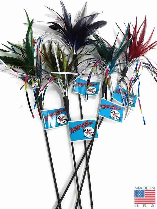 GO CAT DaBird Sparkling Kitty Duster Cat Toy