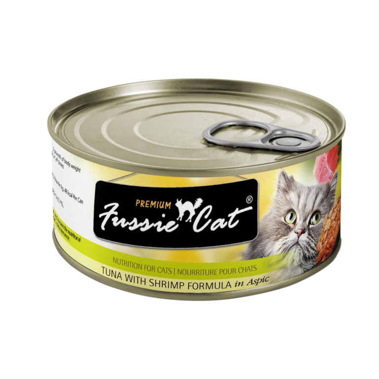 FUSSIE CAT PREMIUM ASPIC 2.8OZ TUNA/SHRIMP