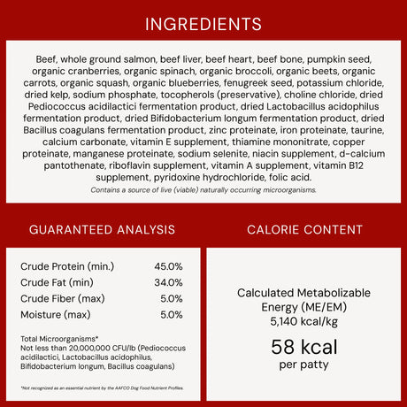 Stella & Chewy's Surf ‘N Turf Freeze-Dried Raw Dinner Patties