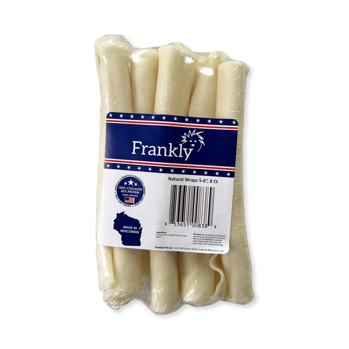 FRANKLY BEEF WRAPS 5PK - NATURAL FLAVOR