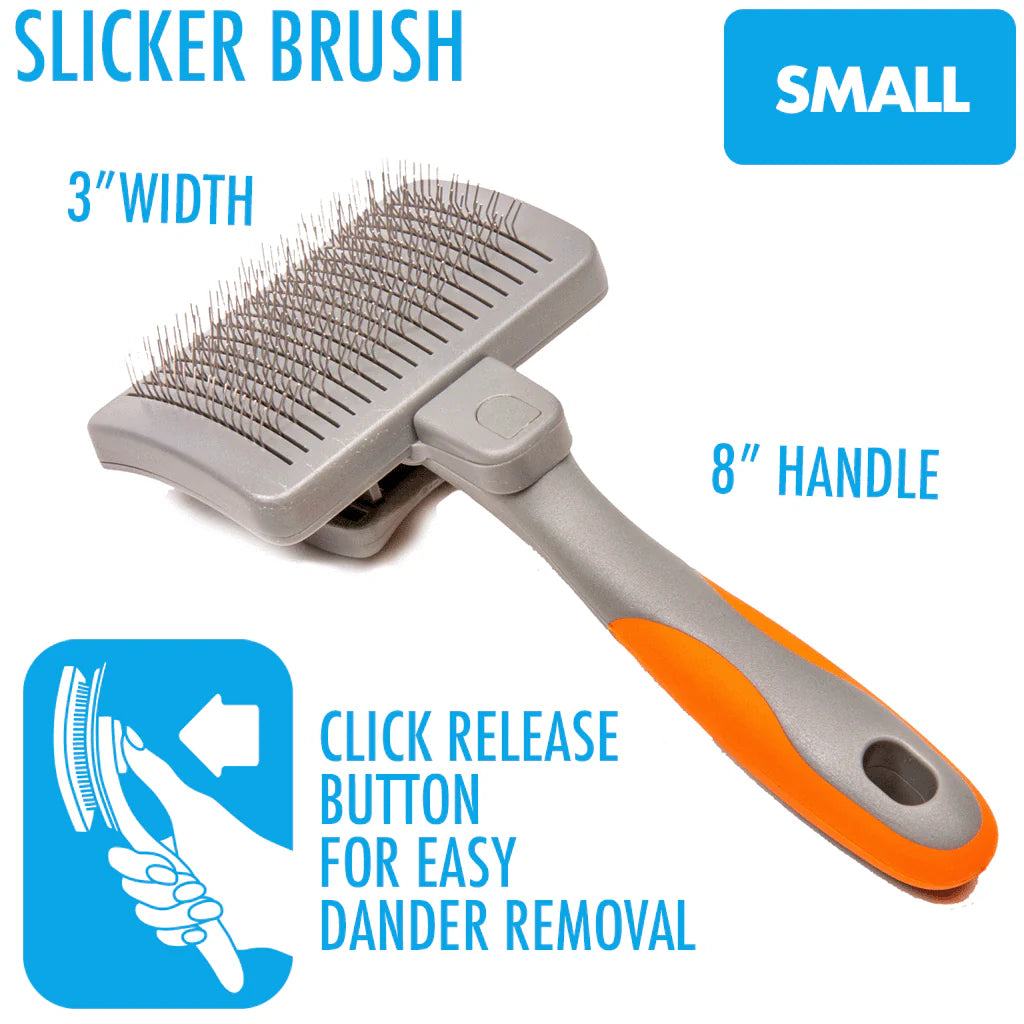 Gogo Self Cleaning Slicker Brush for Dogs & Cats