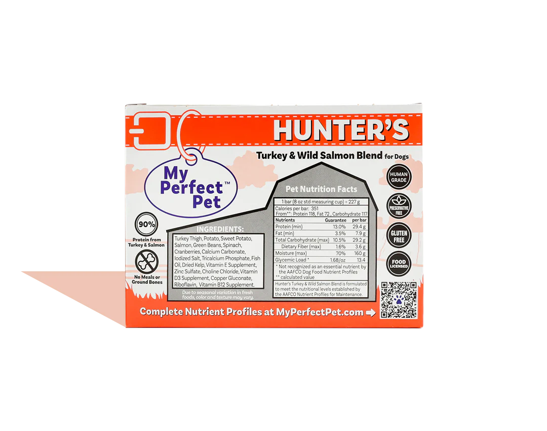 My Perfect Pet Hunter's Turkey and Wild Salmon Blend 4LB