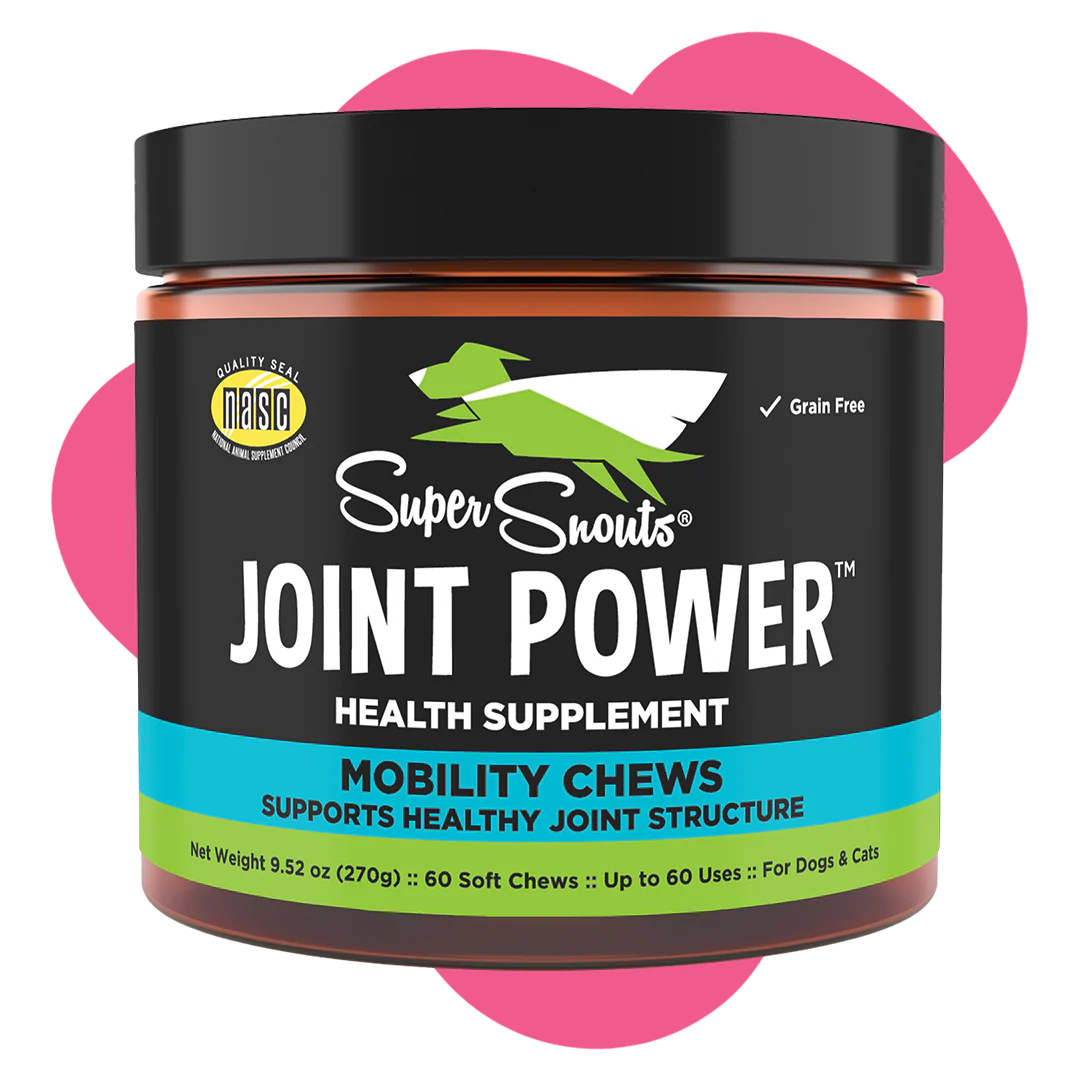 Super Snouts Joint Power Soft Chews for Dogs & Cats - 60 Ct