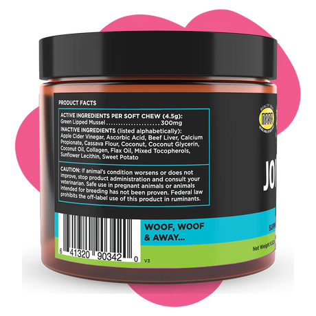 Super Snouts Joint Power Soft Chews for Dogs & Cats - 60 Ct