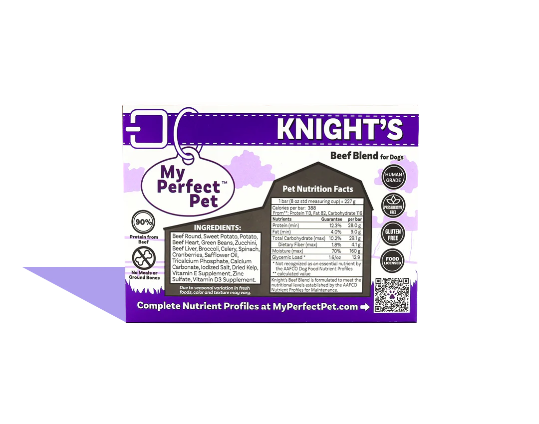 My Perfect Pet Knight's Beef Blend 4LB