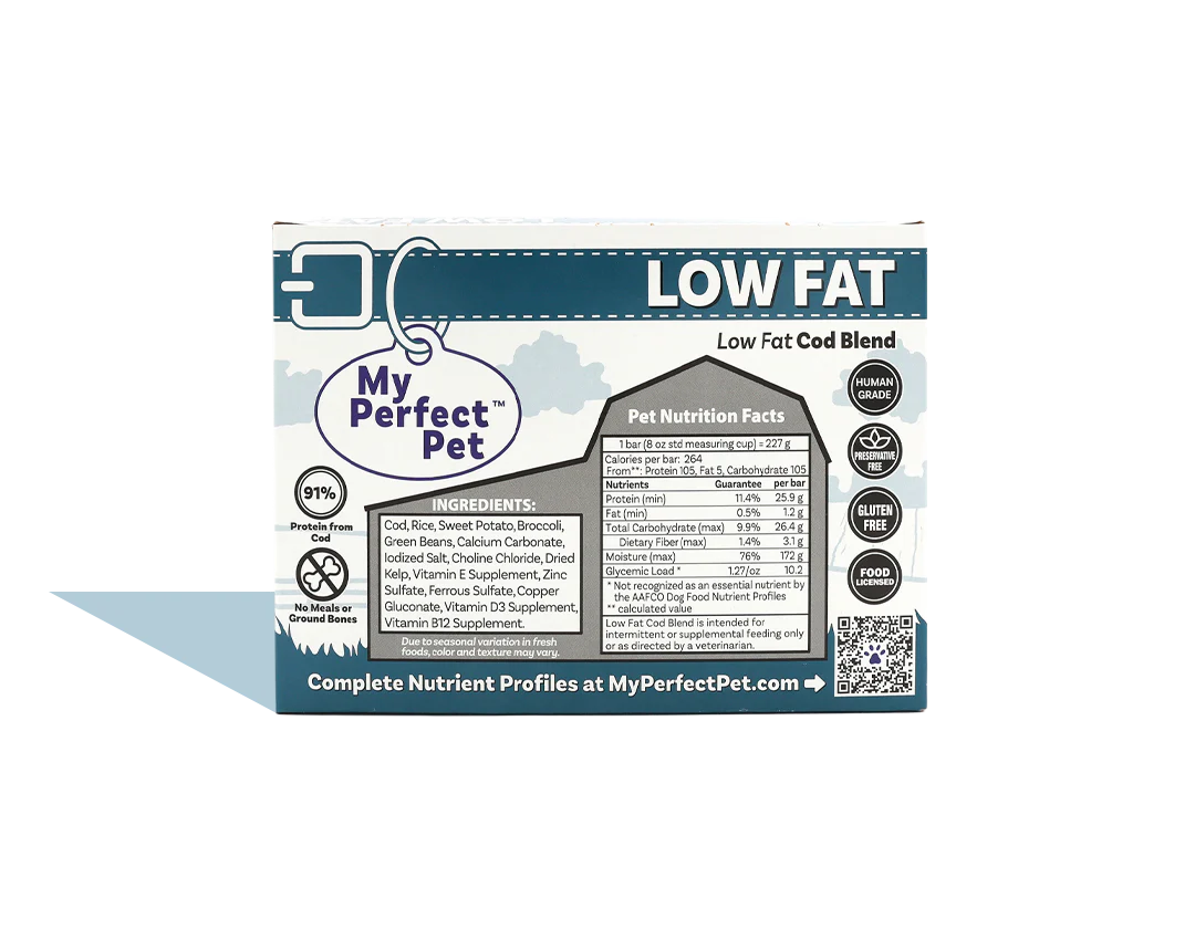 My Perfect Pet Low Fat Cod Blend 4LB