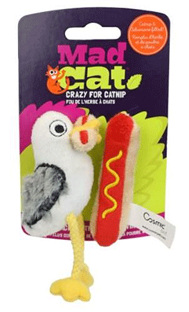 Mad Cat Hotdog Thief Catnip & Silvervine
